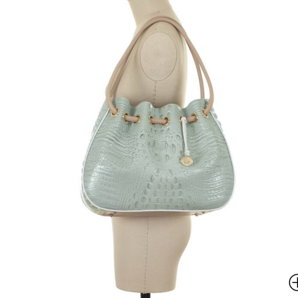 BRAHMIN Amy Sea Glass Tri-Color Shoulder Bag - Picture 15 of 17